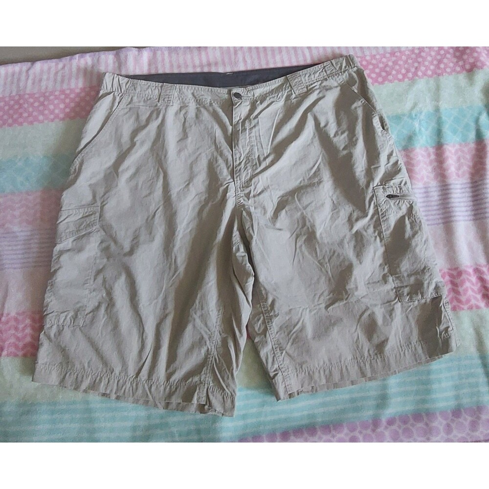 Columbia Sportwear Shorts Men 44,beige, Nylon, Polyester, Pockers,44 Inch Waist